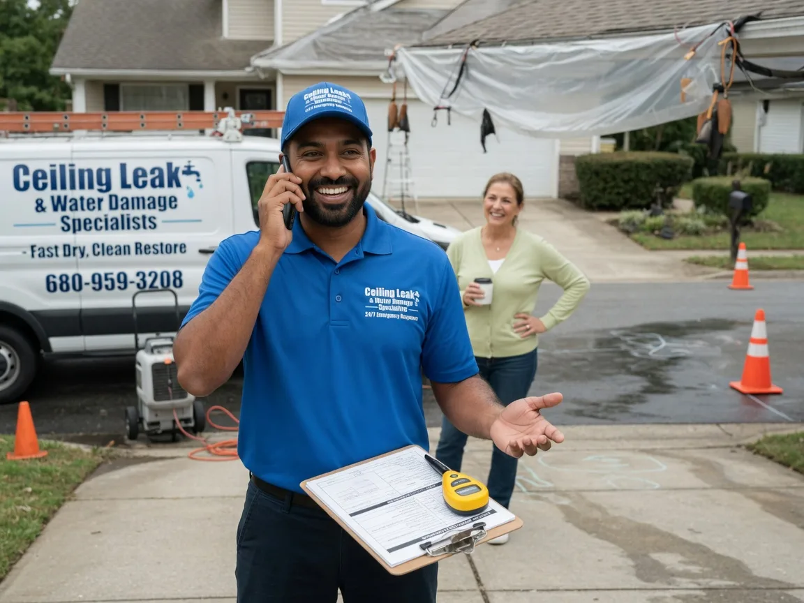 Ceiling Leak Cleanup New Ringgold, PA FAQs